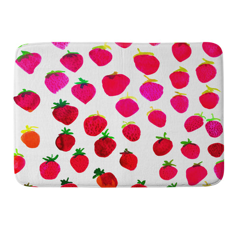 Amy Sia Strawberry Fruit Memory Foam Bath Mat