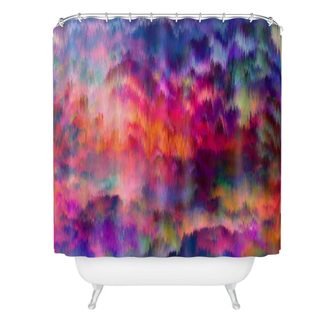 Amy Sia Sunset Storm Shower Curtain