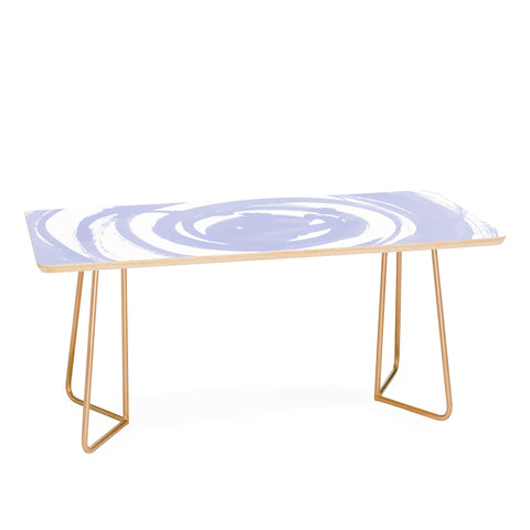 Amy Sia Swirl Pale Blue Coffee Table