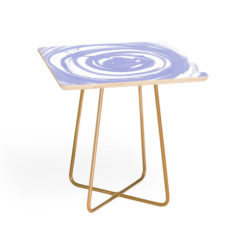 Amy Sia Swirl Pale Blue Side Table