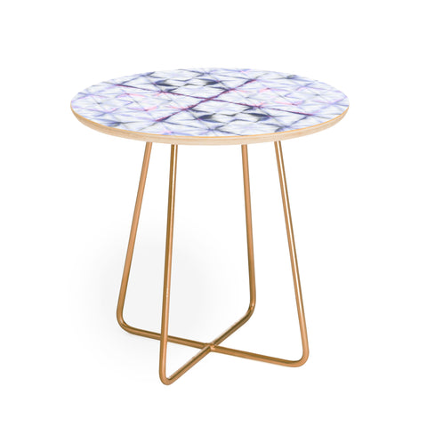 Amy Sia Tangier Blue Round Side Table