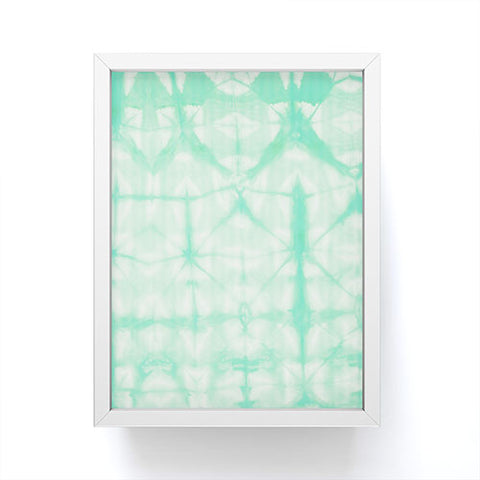 Amy Sia Tie Dye 2 Mint Framed Mini Art Print