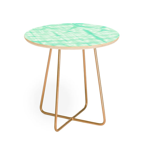 Amy Sia Tie Dye 2 Mint Round Side Table