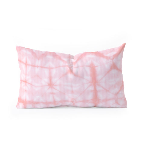 Amy Sia Tie Dye 2 Pink Oblong Throw Pillow