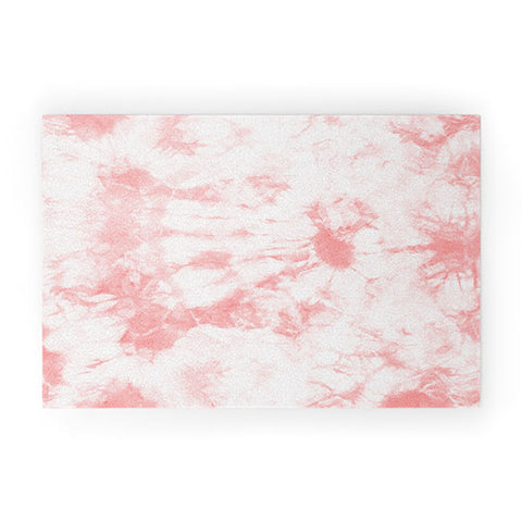 Amy Sia Tie Dye 3 Pink Welcome Mat