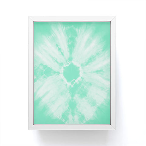 Amy Sia Tie Dye Mint Framed Mini Art Print