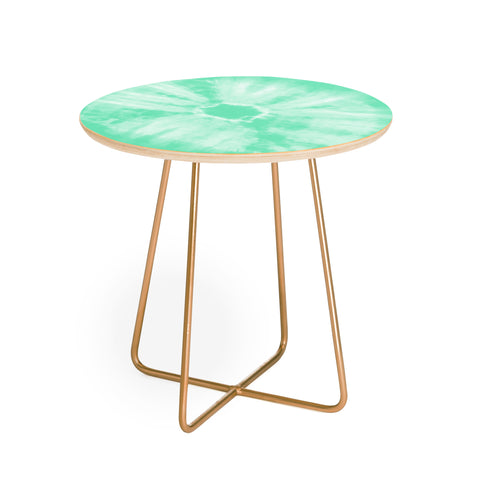 Amy Sia Tie Dye Mint Round Side Table