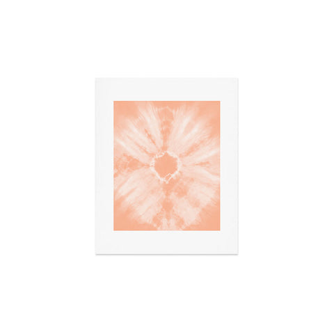 Amy Sia Tie Dye Peach Art Print