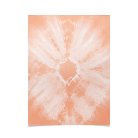 Amy Sia Tie Dye Peach Poster