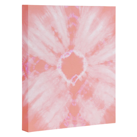 Amy Sia Tie Dye Pink Art Canvas