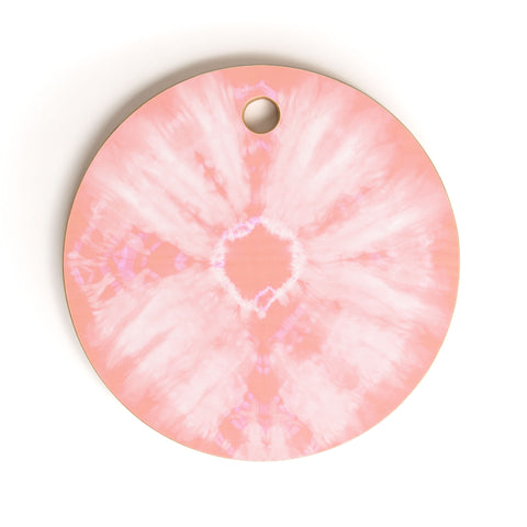 Amy Sia Tie Dye Pink Cutting Board Round