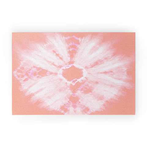 Amy Sia Tie Dye Pink Welcome Mat