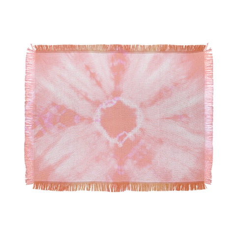 Amy Sia Tie Dye Pink Throw Blanket