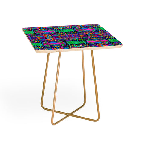 Amy Sia Tribal Patchwork 2 Pink Side Table