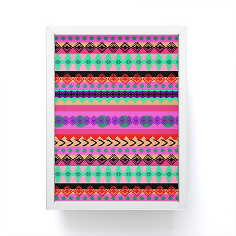Amy Sia Tribal Stripe Framed Mini Art Print