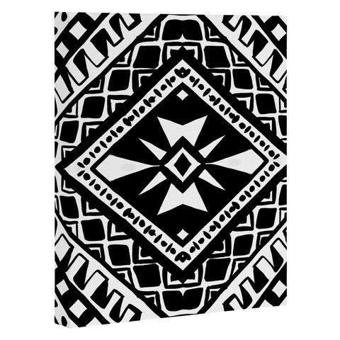 Amy Sia Tribe Black and White 1 Art Canvas