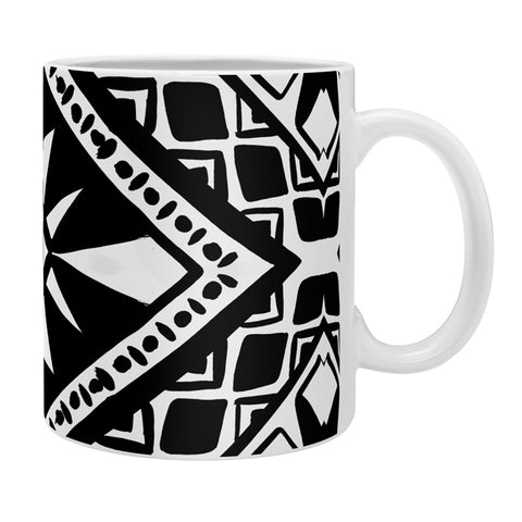 Amy Sia Tribe Black and White 1 Coffee Mug