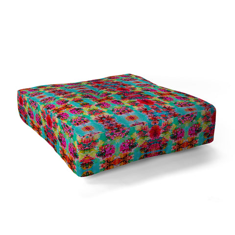 Amy Sia Tropical Floral Floor Pillow Square
