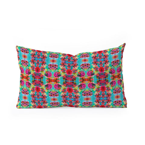 Amy Sia Tropical Floral Oblong Throw Pillow