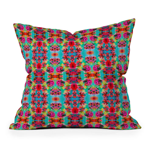 Amy Sia Tropical Floral Throw Pillow
