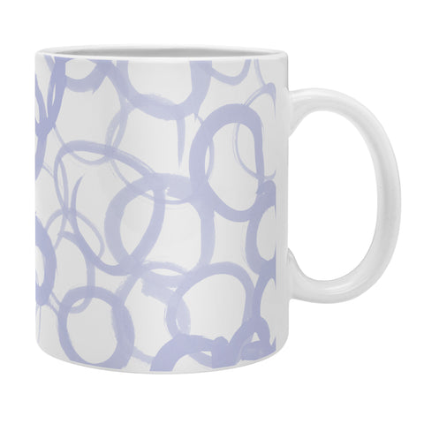 Amy Sia Watercolor Circle Pale Blue Coffee Mug