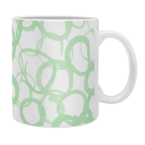 Amy Sia Watercolor Circle Sage Coffee Mug