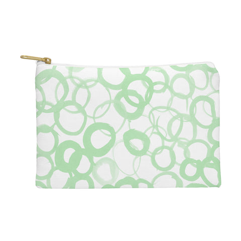 Amy Sia Watercolor Circle Sage Pouch