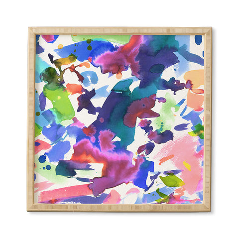 Amy Sia Watercolor Splatter 2 Framed Wall Art