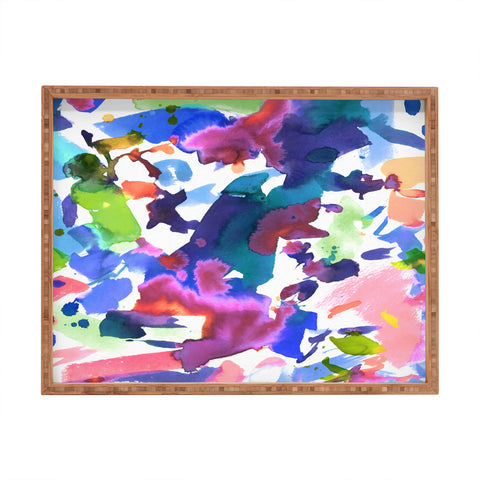 Amy Sia Watercolor Splatter 2 Rectangular Tray