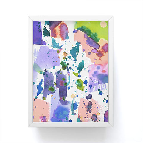Amy Sia Watercolor Splatter Framed Mini Art Print