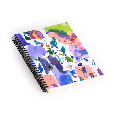 Amy Sia Watercolor Splatter Spiral Notebook