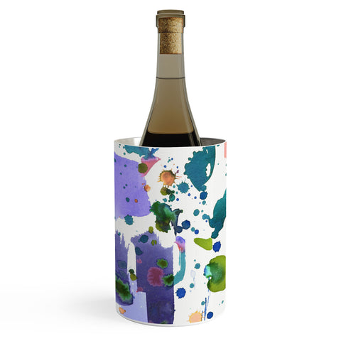 Amy Sia Watercolor Splatter Wine Chiller