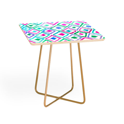 Amy Sia Watercolour Ikat 2 Side Table