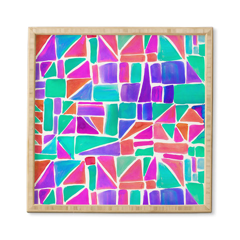 Amy Sia Watercolour Shapes 1 Framed Wall Art