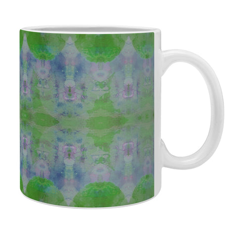 Amy Sia Watercolour Tribal Green Coffee Mug