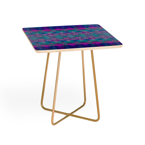 Amy Sia Watercolour Tribal Pink Side Table