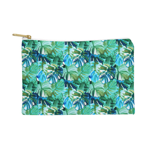 Amy Sia Welcome to the Jungle Palm Green Pouch