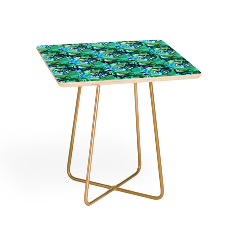 Amy Sia Welcome to the Jungle Palm Green Side Table