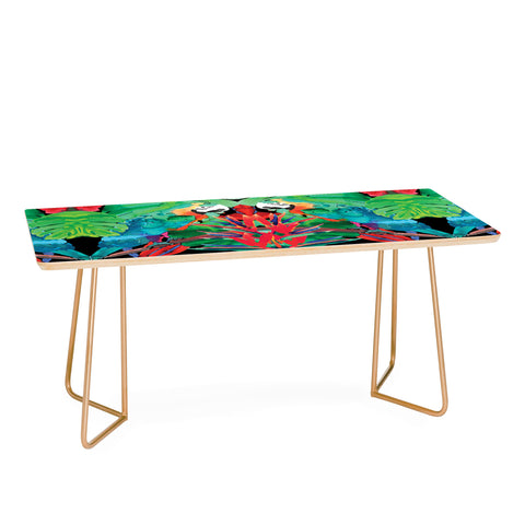 Amy Sia Welcome to the Jungle Parrot Coffee Table