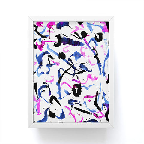 Amy Sia Zest Black and White Framed Mini Art Print