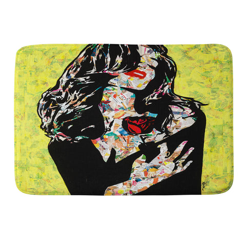 Amy Smith A rose by any other name Memory Foam Bath Mat