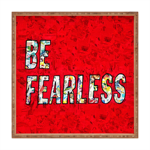 Amy Smith Be Fearless Square Tray