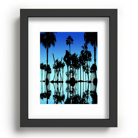Amy Smith Blue Palms Recessed Framing Rectangle