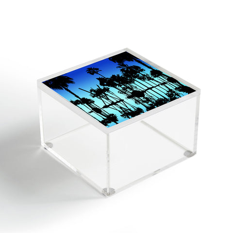Amy Smith Blue Palms Acrylic Box