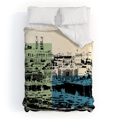 Amy Smith Boat Area Duvet Cover