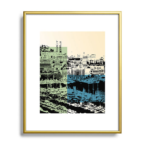 Amy Smith Boat Area Metal Framed Art Print