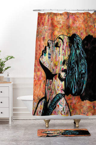 Amy Smith Breathless Shower Curtain And Mat