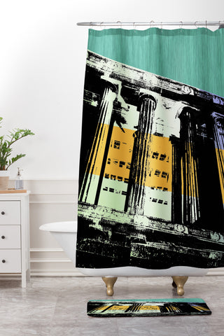 Amy Smith Building Shower Curtain And Mat