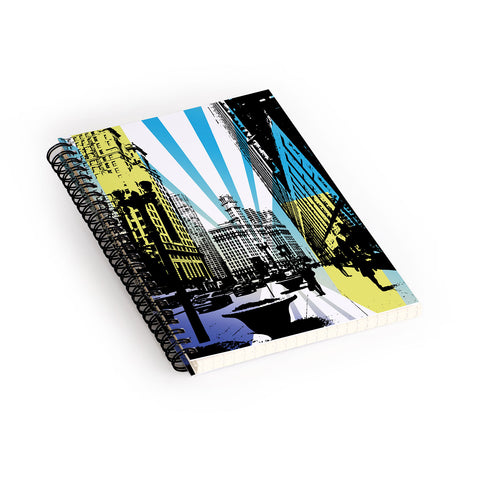 Amy Smith Chicago lights Spiral Notebook