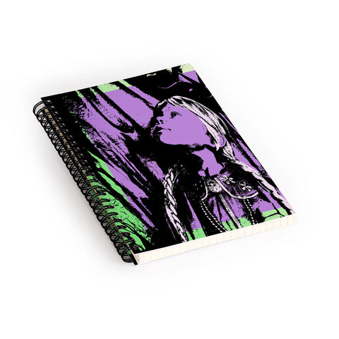 Amy Smith DC Girl Statue Spiral Notebook